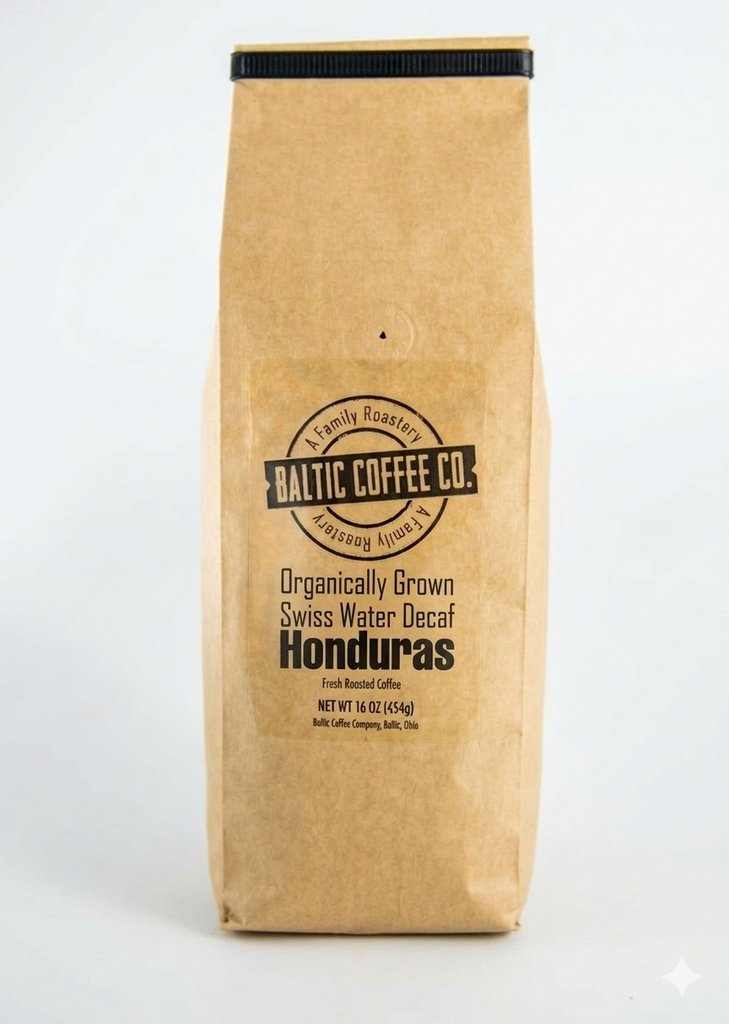 Organic Honduras Decaf Coffee 16oz