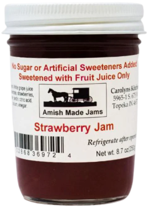 Strawberry Jam, Sugar Free 8 oz