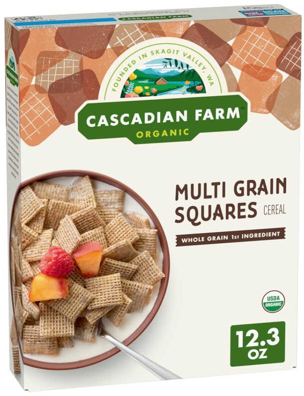 Organic Multigrain Squares Cereal 