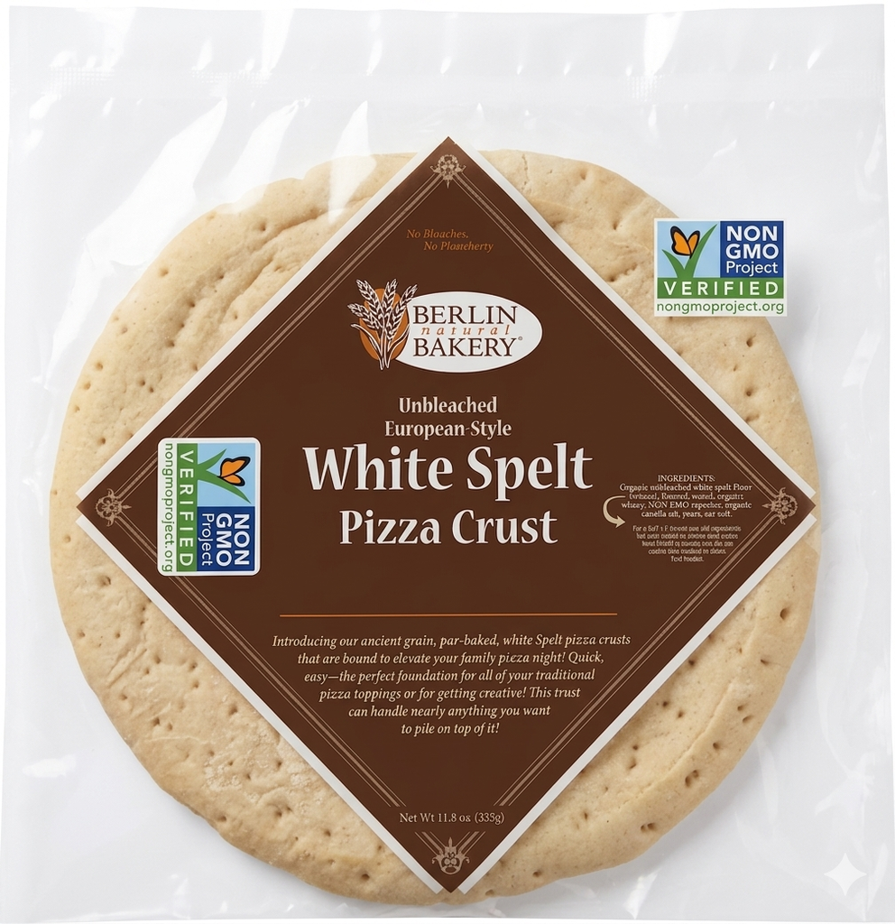 White Spelt Pizza Crust 