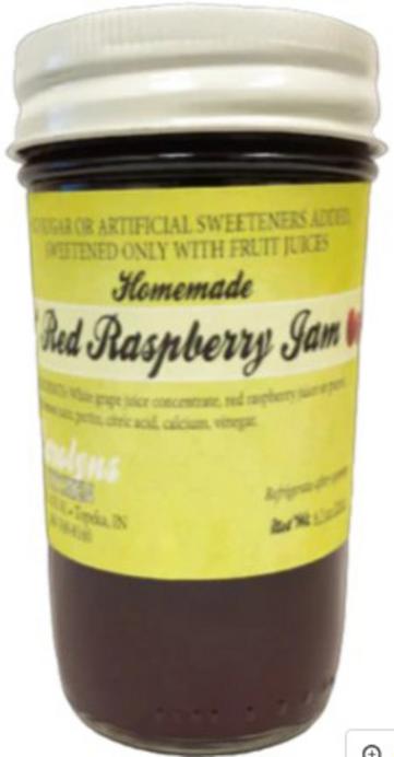 Red Raspberry Jam, 8 oz