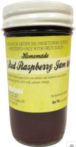 [L30013] Red Raspberry Jam, 8 oz