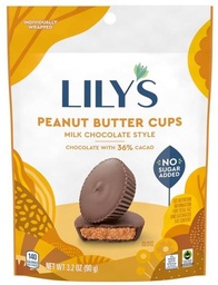 Lily's Milk Chocolate Peanut Butter Cups, 3.2 oz