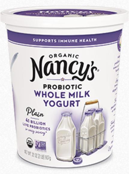 Nancy's Organic Probiotic Whole Milk Yogurt 32 oz