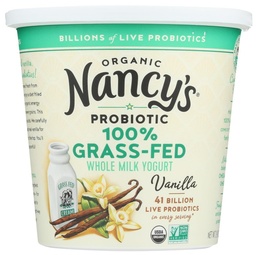 Organic 100% Grass-Fed Yogurt, Vanilla