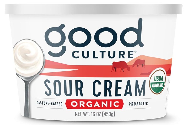 Organic Probiotic Sour Cream 
