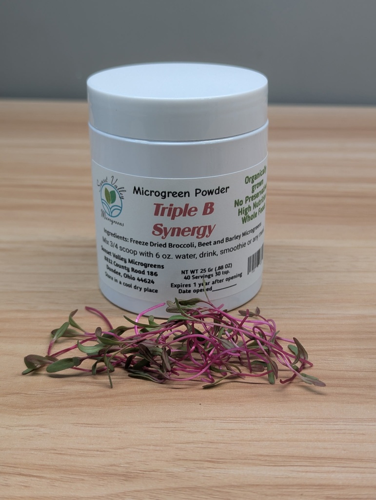 Triple B Synergy Microgreens Powder