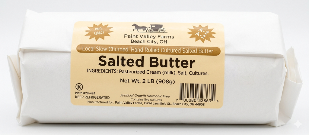 A-2 Butter Salted Roll 2lb