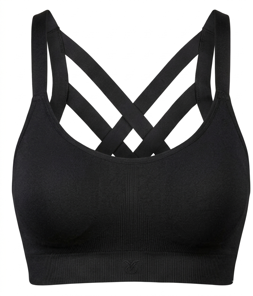 Regular Everyday Strappy Bra Black
