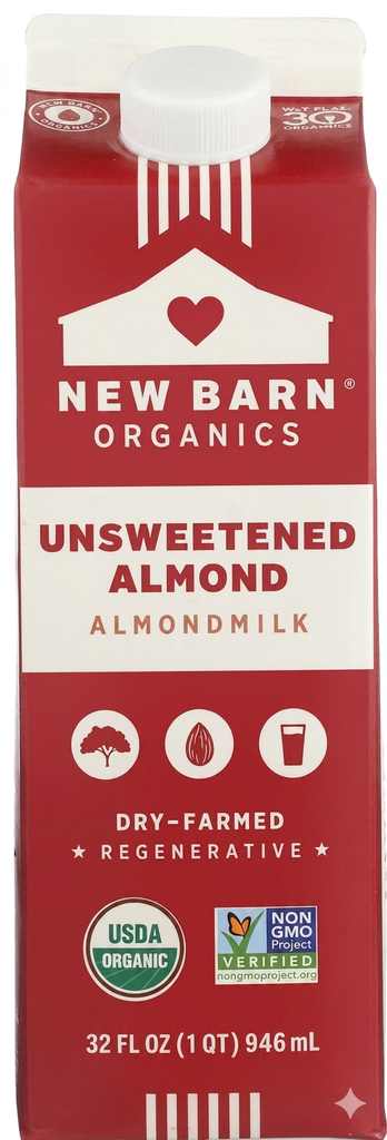 Organic Almond Milk, Unsweetened 