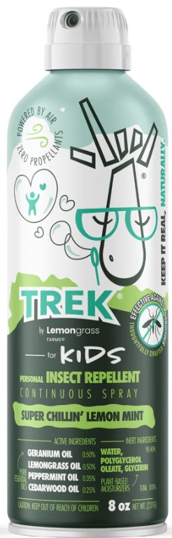 Trek Kids Lemon Mint Natural Insect Repellent