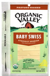 Organic Baby Swiss Sliced 