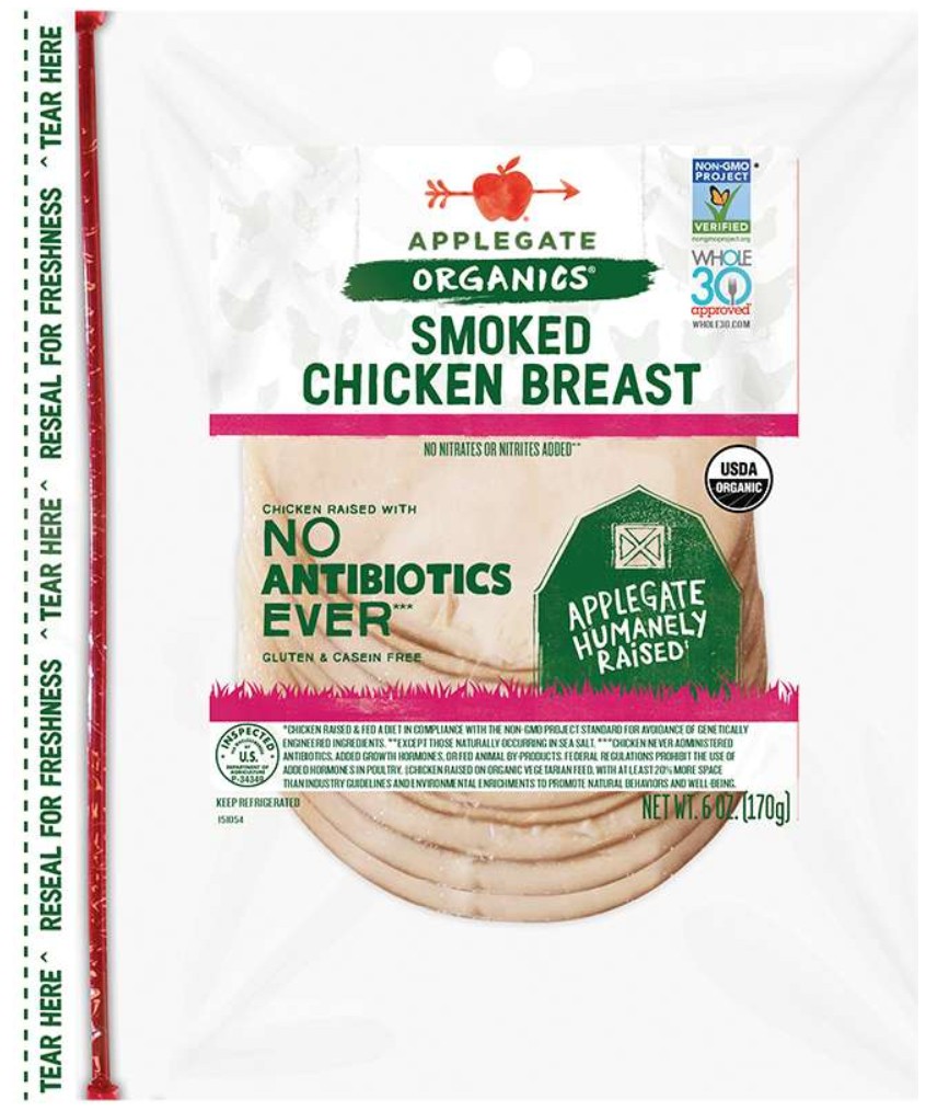 Organic Smoked Chicken Breast 