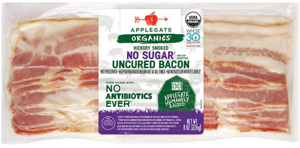 Organic Bacon, Sugar Free 