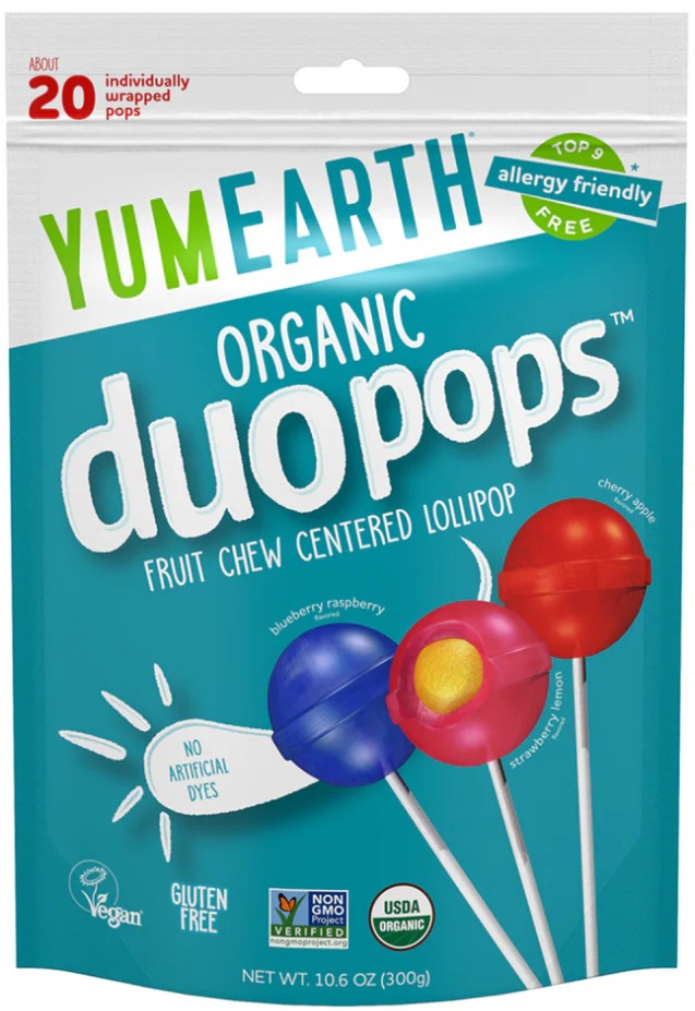YumEarth Organic DuoPops 