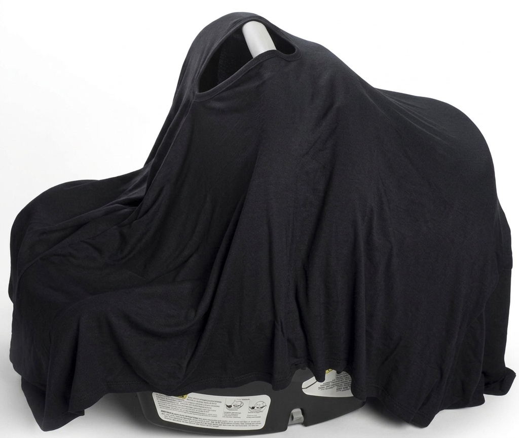 Open Nursing Shawl & Carseat Cover, Black