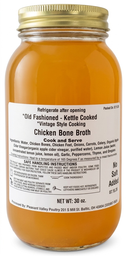 Canned Chicken Bone Broth