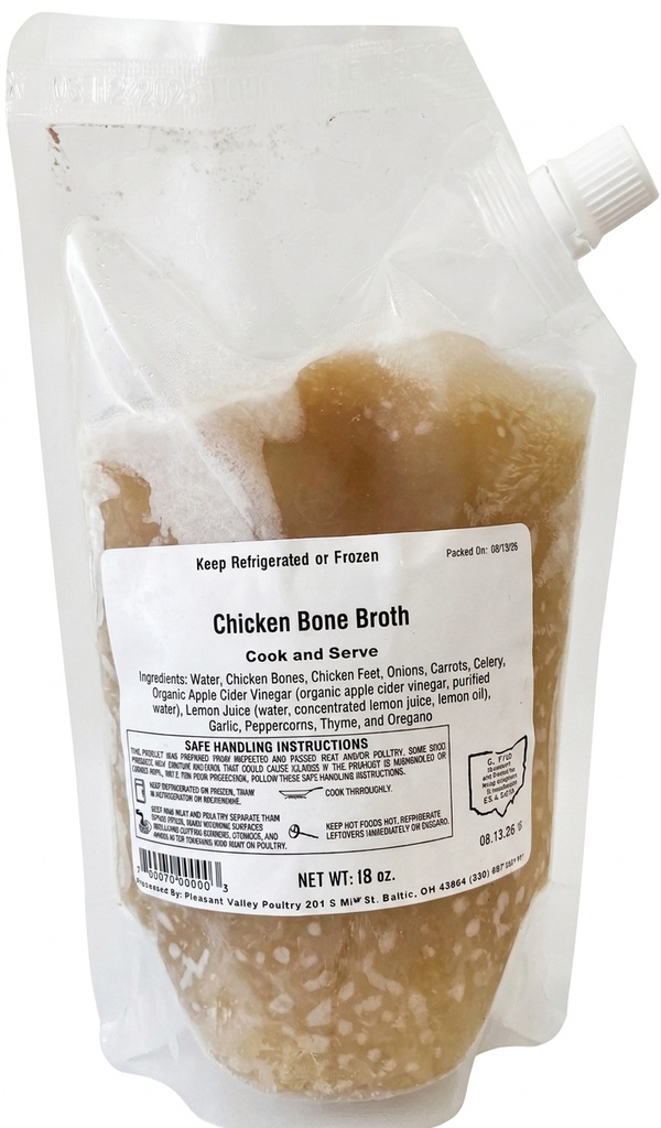 Frozen Chicken Bone Broth