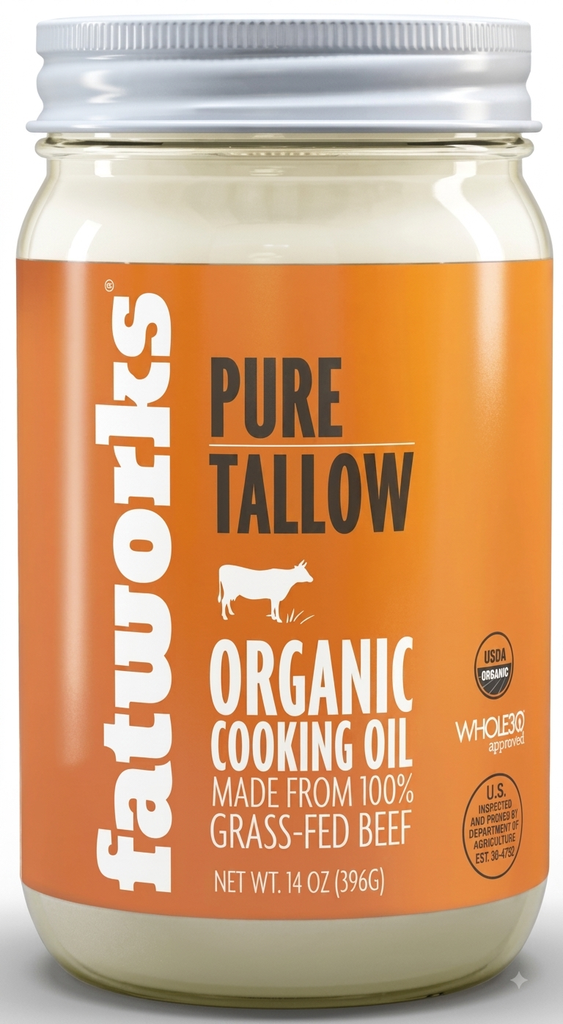 Organic Grass-Fed Beef Tallow