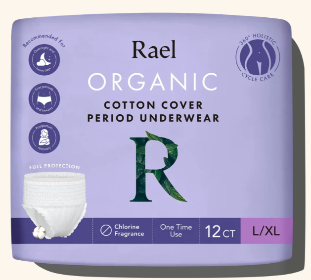 Disposable Organic Cotton Cover Period Underwear 