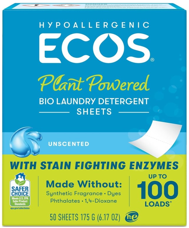 Liquidless Laundry Detergent 50 sheets