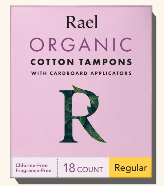 Organic Cotton Tampons (Cardboard Applicator)