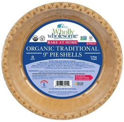Organic Pie Shells 2pk 9in