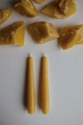 Taper Beeswax Candles 2pk