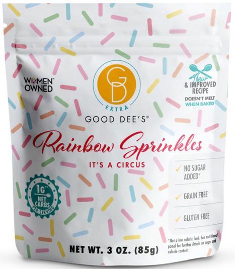 Sugar-Free Rainbow Sprinkles 3oz