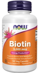Biotin 5000 mcg 120 Vcaps