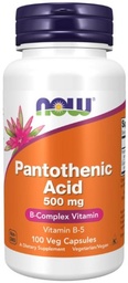 Pantothenic Acid 500mg, 100caps