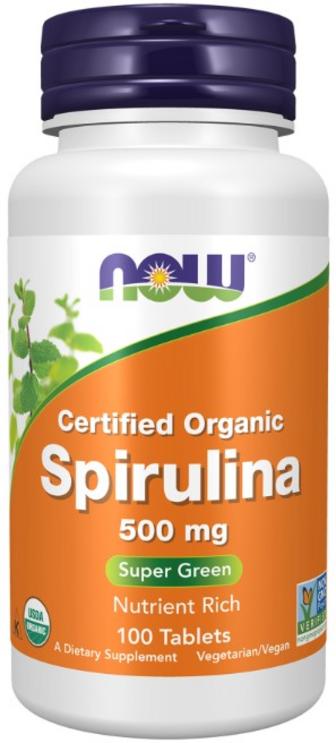 Spirulina 500 mg, 200 tabs