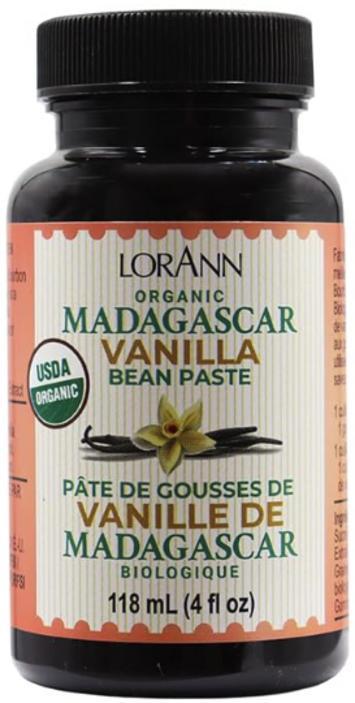 Organic Madagascar Vanilla Bean Paste 4oz
