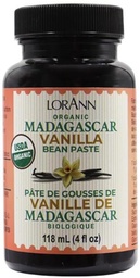 Organic Madagascar Vanilla Bean Paste 4oz
