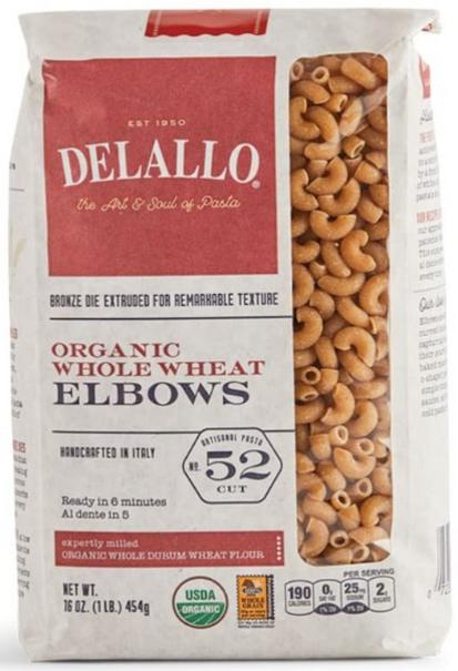 Organic Whole Wheat Elbows