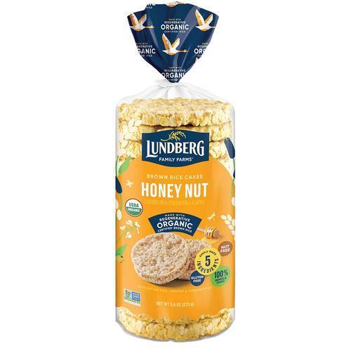 Brown Rice Cakes-Honey Nut, 9.6 oz