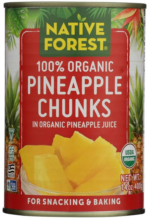 Organic Pineapple Chunk 14oz