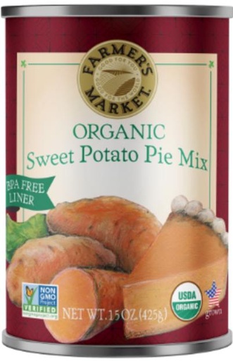 [201570] Organic Sweet Potato Pie Mix 15oz
