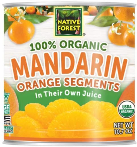 Organic Mandarin Oranges 10.75oz