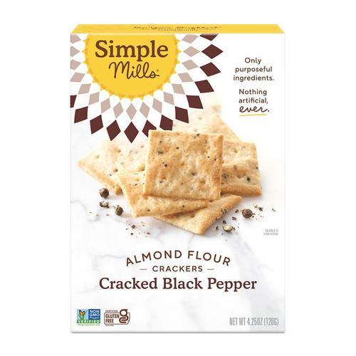 Almond Flour Crackers, black pepper 4.25 oz