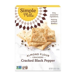 Almond Flour Crackers, black pepper 4.25 oz