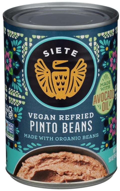 Siete Refried Pinto Beans 16 oz