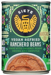 Siete Refried Beans Ranchero 16oz