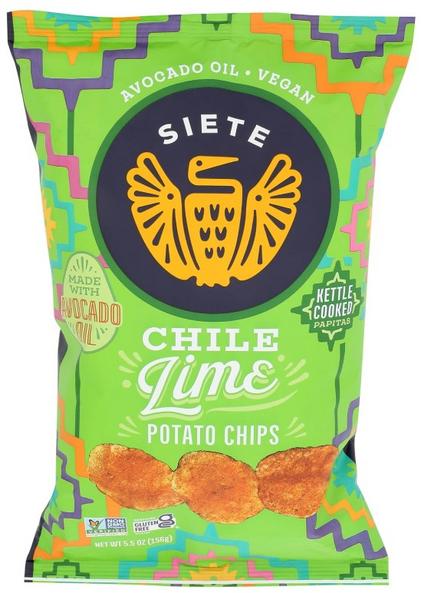 Siete Chili Lime Potato Chips 5.5 oz