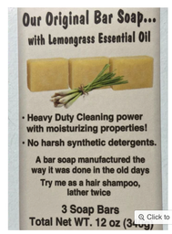 Lemongrass Soap-Bag