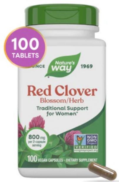 Red Clover, 100 caps 
