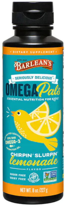 Kids Omega Swirl- lemonade, 8 oz