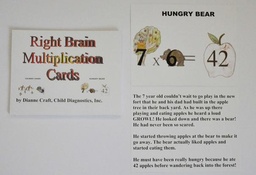 Right Brain Multiplication Flash Cards