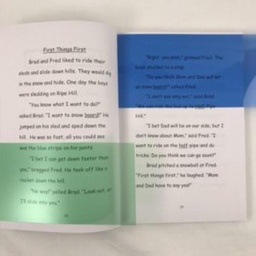 Colored Reading Transparencies 