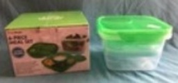KitchenWorthy 6 Piece Meal Set With Ice Pack 